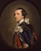 Sir Joshua Reynolds Portrait of 2nd Marquess of Rockingham oil painting reproduction